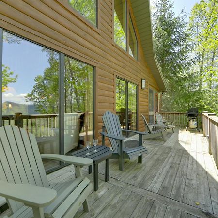 Bryson City Cabin With Hot Tub And Mountain Views! Dış mekan fotoğraf