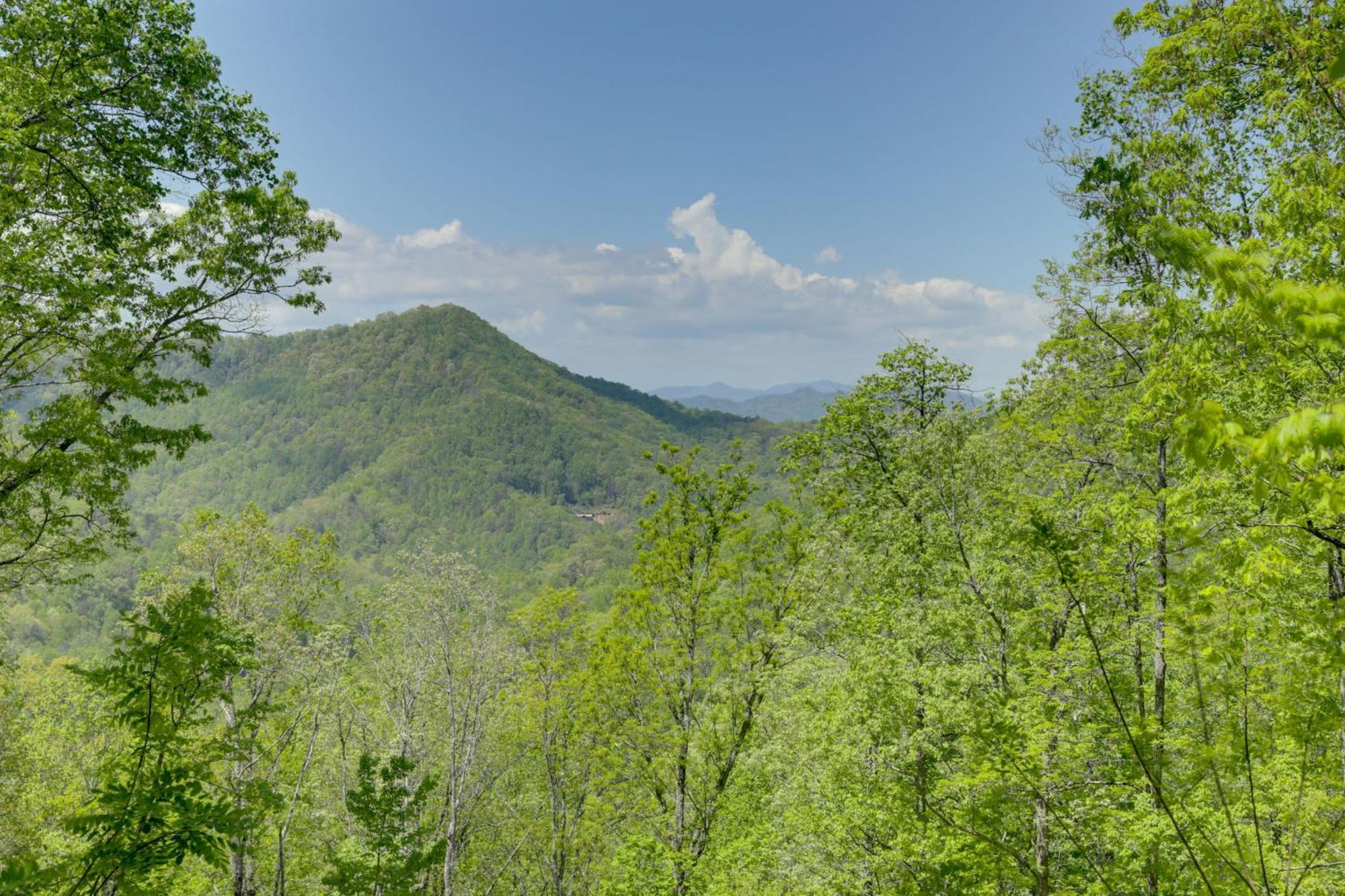 Bryson City Cabin With Hot Tub And Mountain Views! Dış mekan fotoğraf
