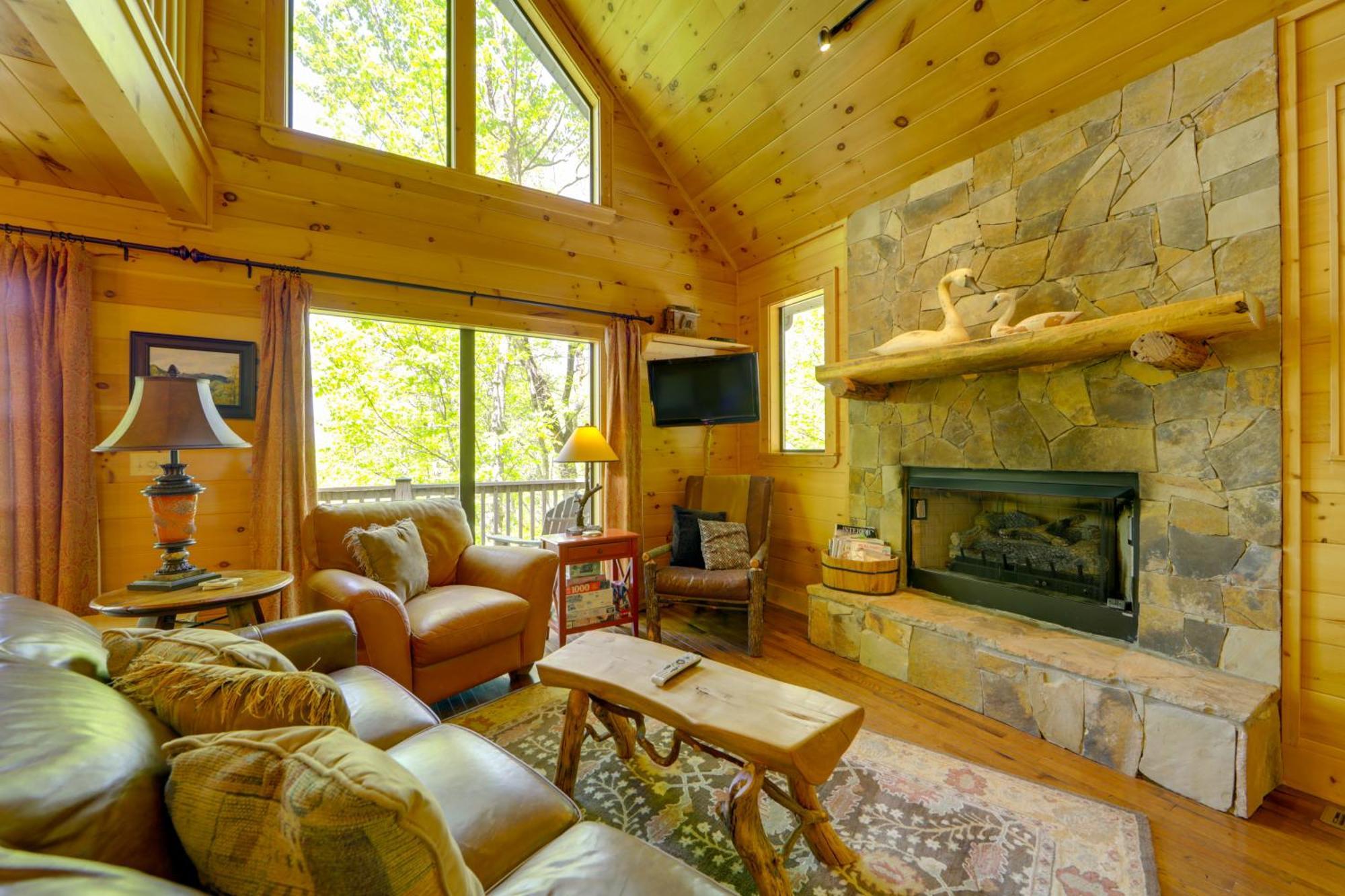 Bryson City Cabin With Hot Tub And Mountain Views! Dış mekan fotoğraf